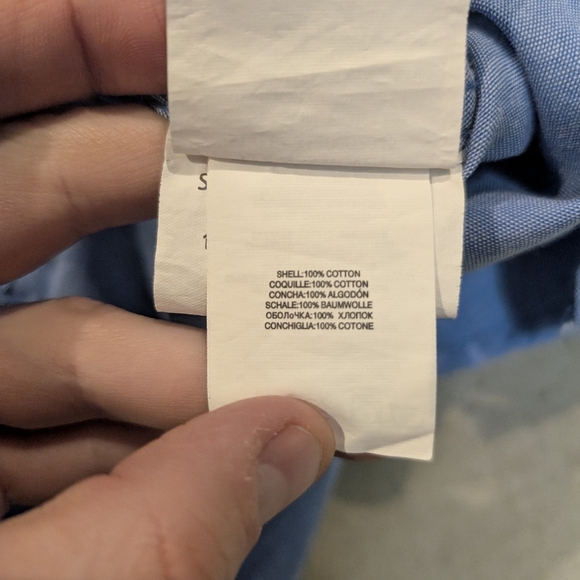 Altamont Men's XL Cotton Button Up Shirt Short Sleeve Blue - Picture 6 of 8